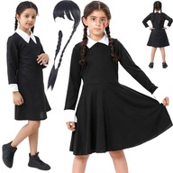 STREDA ADDAMS OUTFIT ŠATY S LEBEČKOU VEĽKOSŤ L 125-135 BRAIDLOVÁ Parochňa