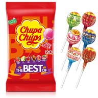 Chupa Chups lízanky s viacerými príchuťami Best Of 120x12g