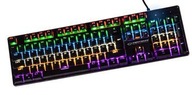 RGB PODSVETNUTÁ MECHANICKÁ HERNÁ KLÁVESNICA