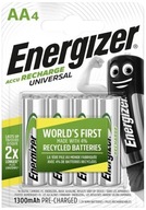 Energizer Universal R6/AA Ni-MH 1300mAh batérie - 4 kusy