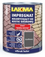 LAKMA SILBRUK COLOR Impregnácia na sady betónovej dlažby odolný grafit 1L