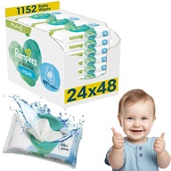 Vlhčené obrúsky PAMPERS HARMONIE AQUA 24x48 ks.