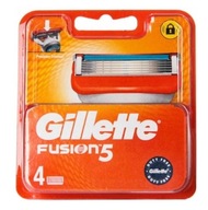 GILLETTE FUSION 5 ORIGINÁLNE VLOŽKY ČEPEĽOV 4 KS