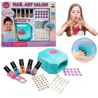 NAIL STYLING KIT SALON GLITTER laky str