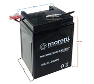 BATÉRIA MORETTI AGM (GEL) MB2,5L-C