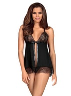 Zmyselné tričko Babydoll Obsessive Chiccanta S/M