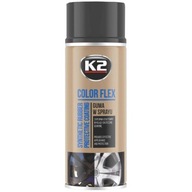 K2 COLOR FLEX MATNÁ ČIERNA 400ML - GUMA V SPREJ