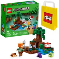 LEGO BLOCKS | MINECRAFT 21240 WETLANDS DOBRODRUŽNÝ DEŇ DETÍ + TAŠKA