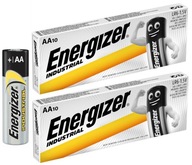 20x VÝKONNÁ BATÉRIA ENERGIZER INDUSTRIAL LR6 AA R6