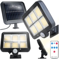 LED SOLARNÁ LAMPA DETEKTOR POHYBU SAMOSTATNÝ COB PANEL