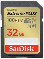 SanDisk Extreme Plus SDHC 32GB V30 U3 100/60MB/s