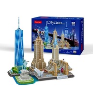 3D PUZZLE CITY LINE NEW YORK CITY 123