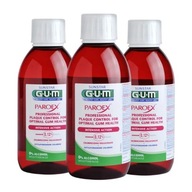 3x GUMA PAROEX 0,12% Zmäkčovacia kvapalina S CHLORHEXIDÍNOM 300ml