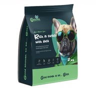 BESTIES PREMIUM DOSPELÝ PES STREDNE VEĽKÁ TURECKÁ KAČKA 2KG