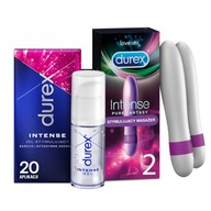 DUREX 2x Intense Pure Fantasy Vibrator + Gel