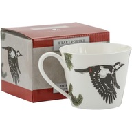 Porcelánový hrnček 400 ml Polish Birds kolekcia Agata Hajdecka VEĽKÁ DREVÁRKA