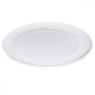 Papierový tanier biely 35cm 100 kusov EKO tanierov