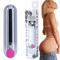 Mini USB VIBRATOR Výkonných 10 funkcií 7,5 cm ABS