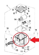 FILTER SPODNÉHO KRÝCA Bombardier DS 250 OEM!