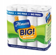 ALMUSSO BIG TOALETNÝ PAPIER biely 3 vrstvy 40 VALCOV