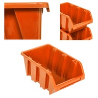 20 x Kontajner garážový 80x115x60 mm Oranžový