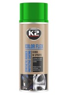 K2 COLOR FLEX GUMA SPREJ 400ml ZELENÁ