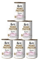 Brit Mono Proteín Králik s králikom 6x400g BALENIE