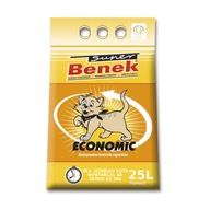 Bentonitové stelivo pre mačky Super Benek Economic 25L