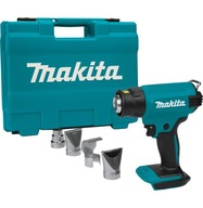 MAKITA Akumulátorová teplovzdušná pištoľ 18V DHG180ZK + Kufor + 4 trysky Originál