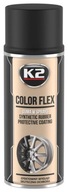 K2 - COLOR FLEX - SPREJOVÁ GUMA - MATNÁ ČIERNA - 400 ML