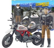 BRUDER 63051 MOTOR DUCATI SCRAMBLEER S VODIČOM