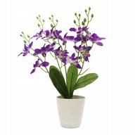 UMELÉ KVETY V ČRENÁRE Orchidea 40cm FARBY