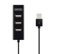 Unitek Y-2140 hub 4x USB 2.0 nabíjanie telefónu