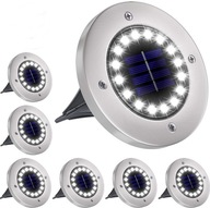 SOLÁRNE LAMPY 16LED ZÁHRADNÉ LAMPY 6 KS