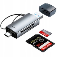 BASEUS ADAPTÉR ČÍTAČKA PAMÄŤOVÝCH KARIET MICRO SD TF USB 3.0 USB-C TYP-C