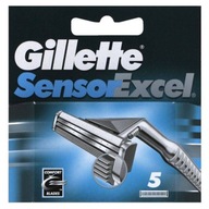 Gillette Sensor Excel kazety do žiletiek 5 ks