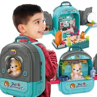 SÚPRAVA LITTLE VET DOKTOR SET PRE DETI DOLLHOUSE WOOPIE KUFRIEK