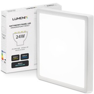 POVRCHOVÝ ŠTVORCOVÝ LED stropný panel PANEL 24W 2160lm Nebliká CCD SLIM