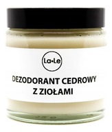 La-Le Deodorant krém, cédrové sklo, 120 ml