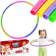 SKLADACÍ HULA HOOP PRE DETI FAREBNÉ STRIEKACIE KOLIESKO 77 CM