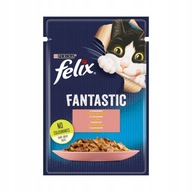 Felix Fantastic Cat Food Salmon Schet 85G - 26 ks