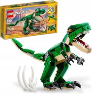 LEGO Creator 3 v 1 kocky mocných dinosaurov 31058 TRex Dino Set Darček 7+