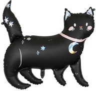 BLACK CAT Fóliový balón na Halloweenske narodeniny 96cm