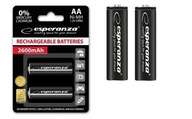 BATÉRIE AA R6 BATÉRIE 2 x 2600mAh 1,2V Ni-MH