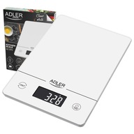 Kuchynská váha do 15 kg LCD Adler AD3170 biela