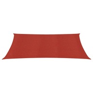 vidaXL Shade Sail 160 g/m² Červená 2x5 m HDPE