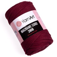 Šnúra CORE Macrame CORD 3mm CHERRY 781