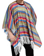 Mexický kostým Pancho Mexican Mexico Fiesta pončo, veľkosti S-XL