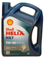 Olej SHELL 5W40 4l HX7 A3/B4 / SN / 502,00 50