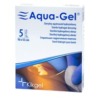 Hydrogélový obväz Kikgel Aqua-Gel 10x12cm-5ks